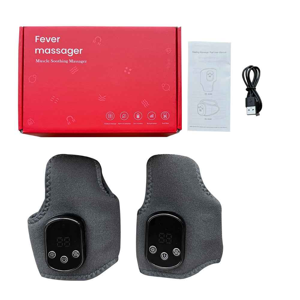 Rechargeable Heated Ankle Support with Vibration Massage – 5 Heat Levels