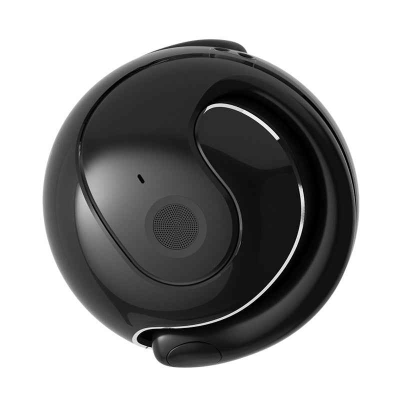Small Coconut Ball Open-Ear Bluetooth Headset – Sports Ear Hook Headphones with Low Latency