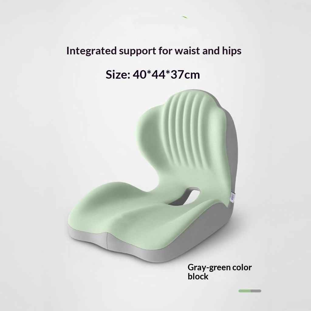 Ergonomic Memory Foam Lumbar Support Seat Cushion – Posture Correcting Chair Cushion for Office, Home & Students