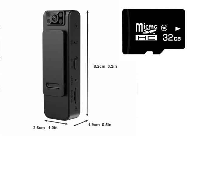 Portable Magnetic Clip Camera – Compact Mini Recording Camera