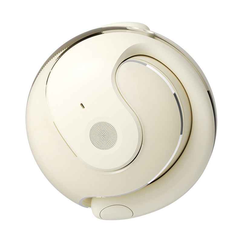 Small Coconut Ball Open-Ear Bluetooth Headset – Sports Ear Hook Headphones with Low Latency