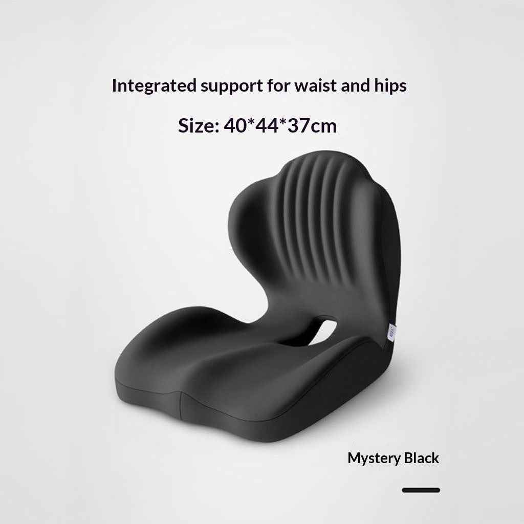 Ergonomic Memory Foam Lumbar Support Seat Cushion – Posture Correcting Chair Cushion for Office, Home & Students