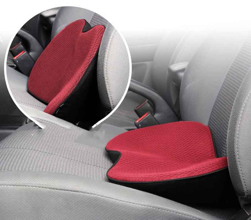 Memory Foam Car Seat Cushion & Lumbar Support Pillow – Ergonomic Driver Seat Pad for Comfort & Back Support