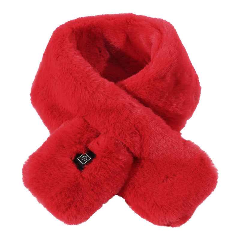 USB Heated Neck Scarf – 3-Heat Settings Electric Neck Warmer for Men & Women